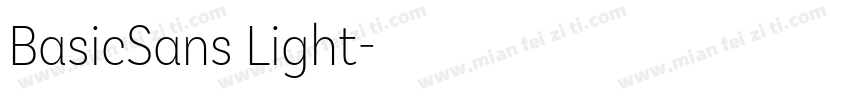 BasicSans Light字体转换